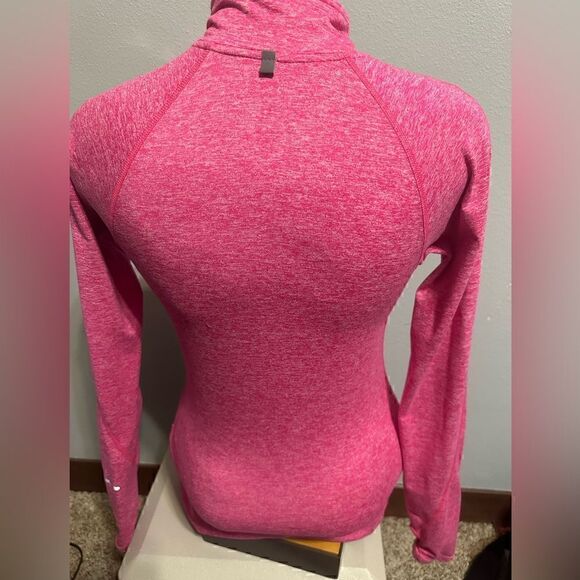 Nike Drifit Women‘s XS Half ZIP Pink Running Pullover - Picture 3 of 7